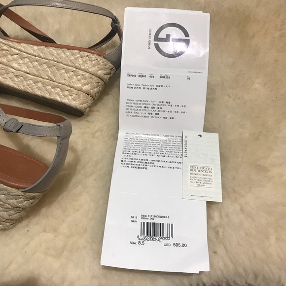 Giorgio Armani Sandals • Size 8.5 , Euro Size 38.5 - Picture 6 of 7